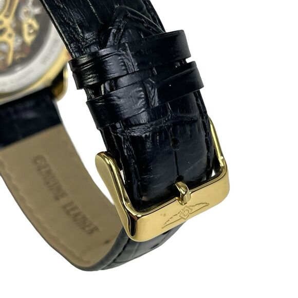 Invicta Specialty Mechanical Men’s Watch 42mm Black Gold Water Resistant 31154 - Picture 5 of 8